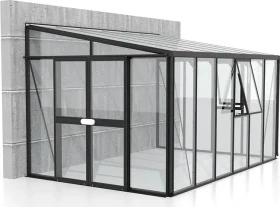 Vitavia Helena 10200 ESG 4mm Gewächshaus anthrazit