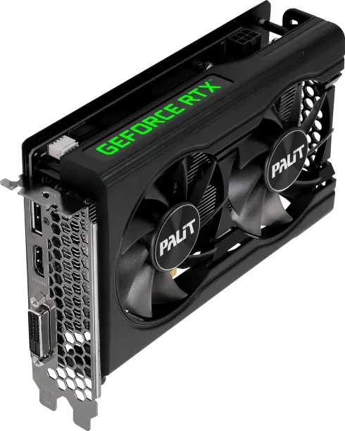 Palit GeForce RTX 3050 Dual / Dual V1 (GA107), 8GB GDDR6, DVI, HDMI, DP