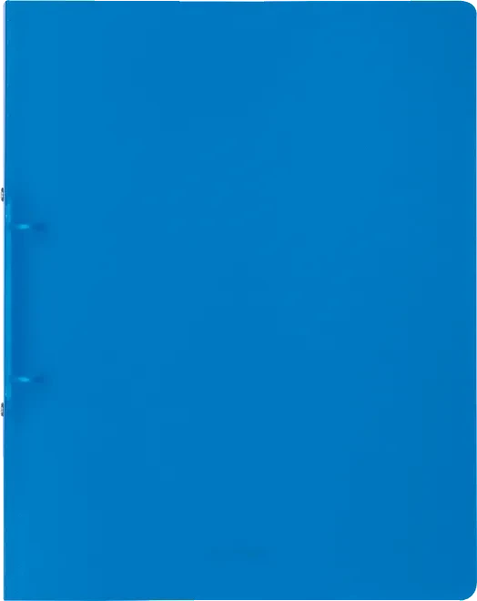 Brunnen FACT!pp Ringbuch 2-Ring, 20mm, A4, azurblau/transparent