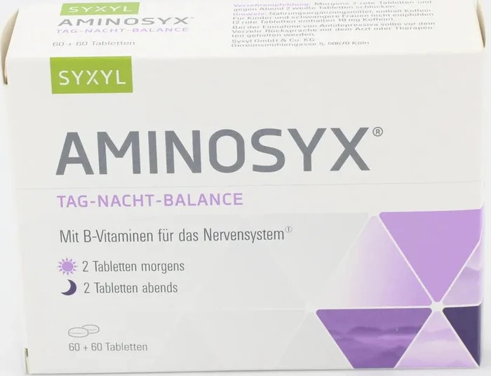 Syxyl Aminosyx Tag-Nacht-Balance Tabletten, 120 Stück