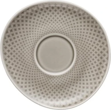 Rosenthal Junto Pearl Grey Porzellan Espresso-Untertasse 11cm