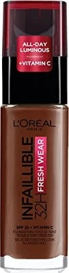 L'Oréal Infaillible 32H Fresh Wear Make-Up Foundation 390 ebony LSF25, 30ml