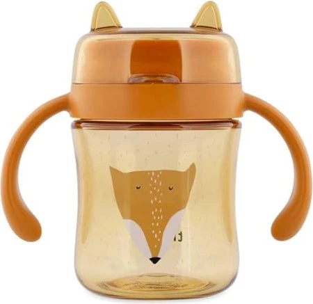 Trixie 360° Trinkbecher mit Griffen, 6+M, 200ml, Mr. Fox