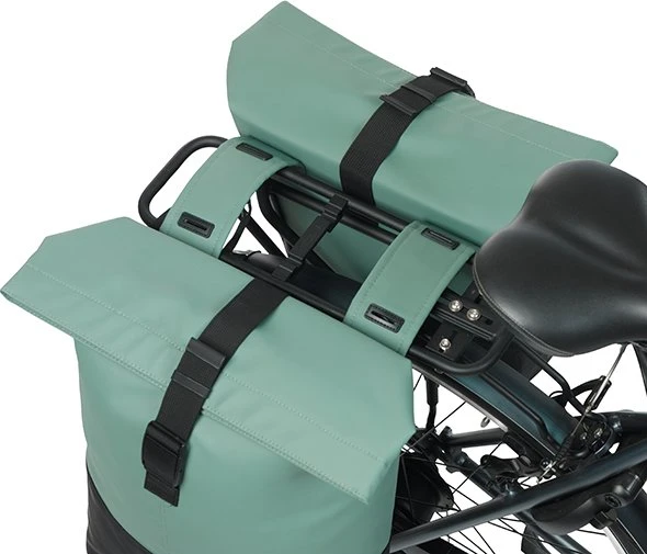 Basil Cove Doppeltasche Gepäcktasche silvergreen/black