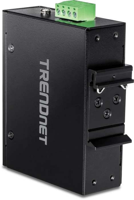 TRENDnet Industrial Railmount 2.5G PoE-Injektor, 4x RJ-45, 180W PoE++