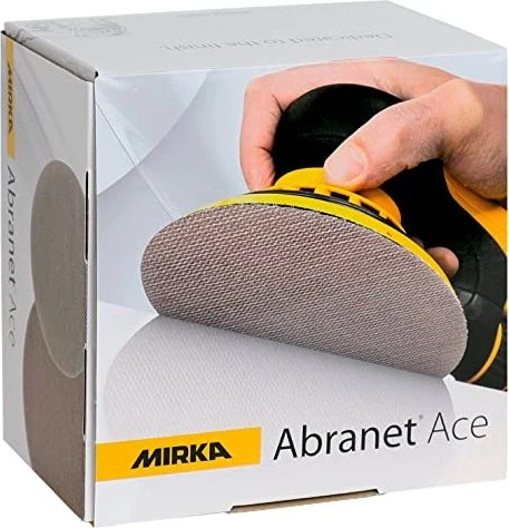 Mirka Abranet ACE Grip Gewebeschleifblatt K120, 150mm, 50 Stück