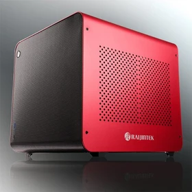 Raijintek Metis Evo ALS, rot/schwarz, Mini-ITX