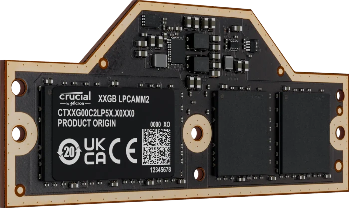 Crucial LPCAMM2 64GB, LPDDR5X-7500