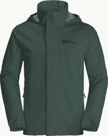 Jack Wolfskin Stormy Point 2L Funktionsjacke black olive (Herren)