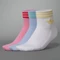 adidas Trefoil Ankle Socken white/blue dawn/semi pink glow, 3 Paare Vorschaubild