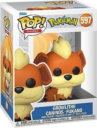 FunKo Pop! Games - Pokémon - Growlithe Caninos Fukano