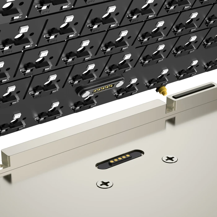 Wobkey Crush 80 Reboot Pro, Yellow, LEDs RGB, Kailh Cocoa, USB/Bluetooth, US