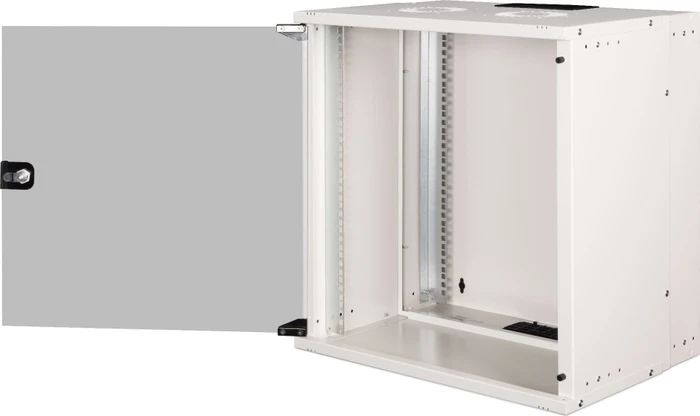 Digitus Professional SoHo Pro Line 19" Wandgehäuse 12HE, unmontiert, Sicherheitsglastür, IP20, RAL 7035, 400mm tief