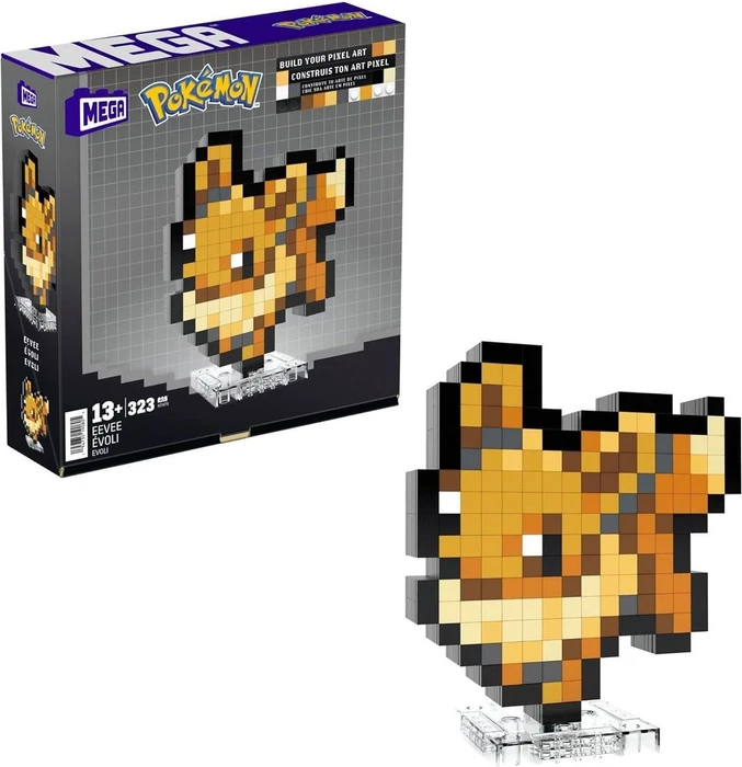 Mattel Mega Construx Pokémon Evoli Pixel Art