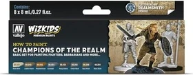 Vallejo Game Color WizKids Champions of The Realm Farbset, 8-tlg.
