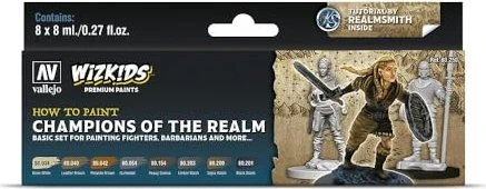 Vallejo Game Color WizKids Champions of The Realm Farbset, 8-tlg.
