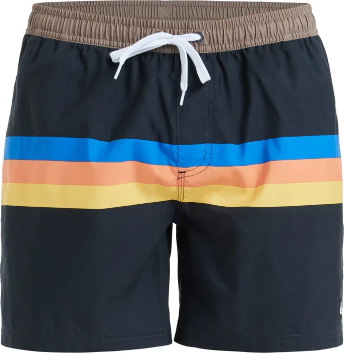 Quiksilver Everyday Straight 15" Badeshorts black/retro stripe (Herren)