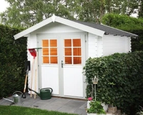 Wolff Finnhaus Emma 28-B Gerätehaus natur