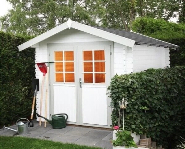 Wolff Finnhaus Emma 28-B Gerätehaus natur