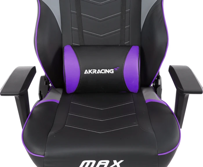 AKRacing Master Max Gamingstuhl, schwarz/grau/violett