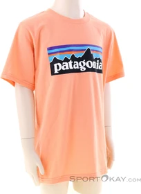 Patagonia P-6 Logo T-Shirt kurzarm peach sherbet (Junior)