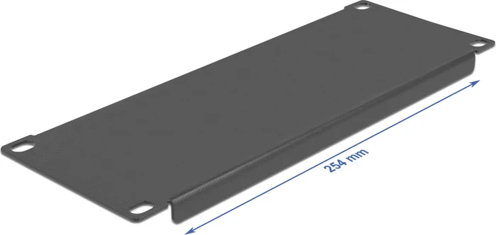 DeLOCK 10" Blindpanel, geschlossen, schwarz, 2HE