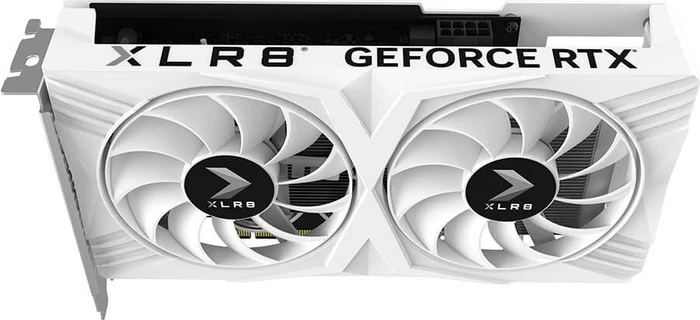 PNY GeForce RTX 4060 XLR8 Gaming Verto Overclocked White Edition, 8GB GDDR6, HDMI, 3x DP