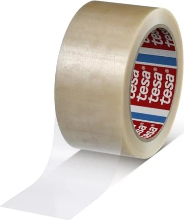 tesa tesapack 4120 Verpackungsklebeband transparent, Klebeband, 50mm/66m, 1 Stück