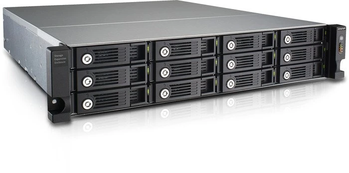 QNAP Rack Expansion Unit UX-1200U-RP 96TB, 1x USB 3.0, 2HE