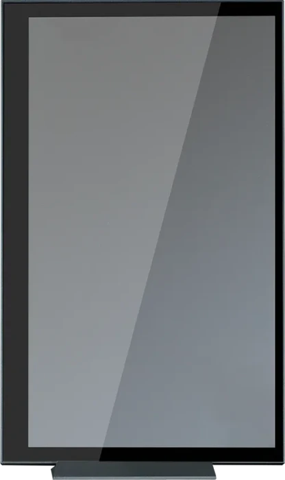 Zalman Z10 DS, schwarz, Display, Glasfenster