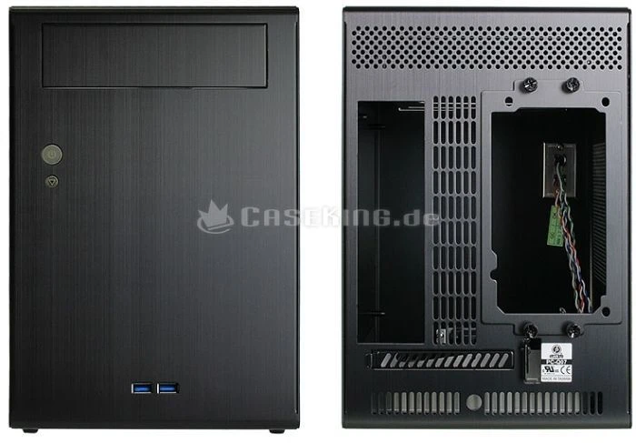 Lian Li PC-Q07B USB 3.0 schwarz, Mini-ITX