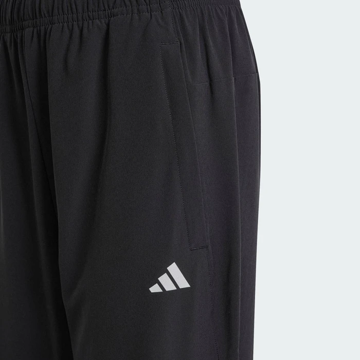 adidas Training Aeroready Woven Trainingshose lang black/reflective silver (Junior)
