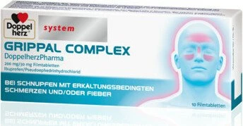 Doppelherz system Grippal Complex Tabletten, 10 Stück
