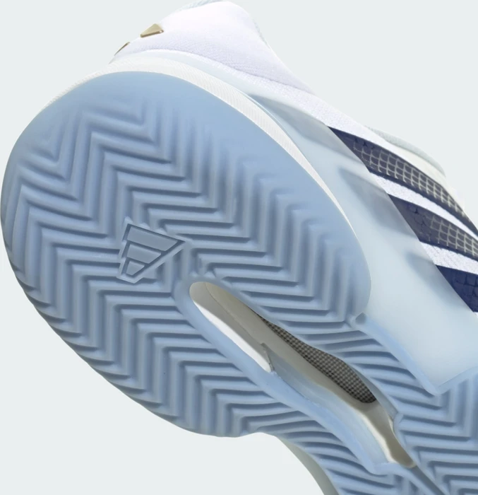 adidas Barricade 14 Clay cloud white/cyber metallic/dark blue (Damen)