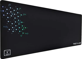 The G-Lab Pad Yttrium XXL Gaming Mauspad, schwarz/blau