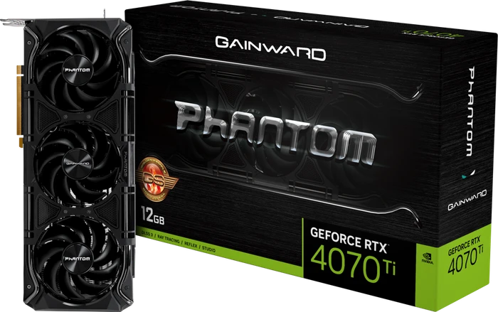 Gainward GeForce RTX 4070 Ti Phantom GS, 12GB GDDR6X, HDMI, 3x DP