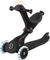 Globber Go Up Deluxe Lights 360° Kickboard schwarz Vorschaubild