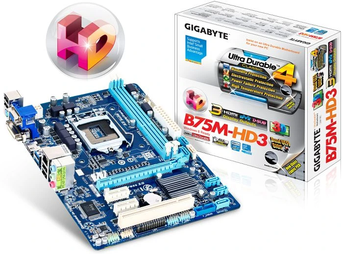 GIGABYTE GA-B75M-HD3 (Intel 1155)