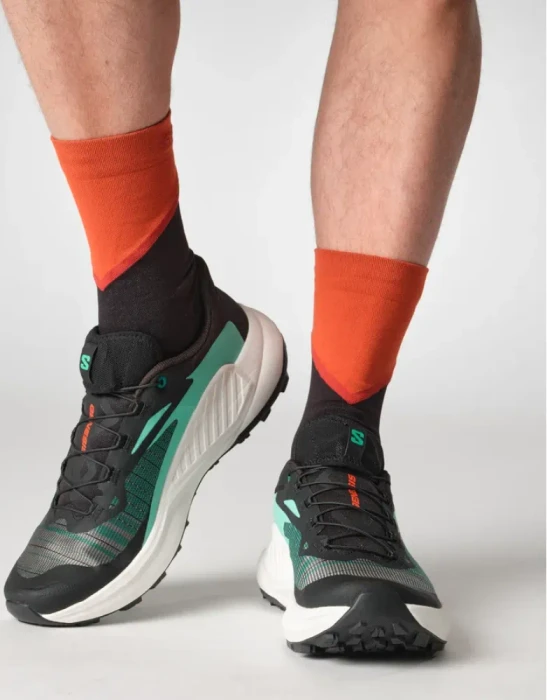 Salomon Genesis black/electric green/cherry tomato (Herren)