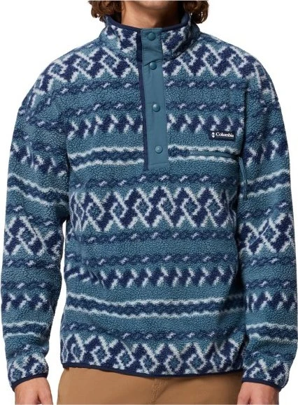 Columbia Helvetia Half Snap Fleece Print Pullover everblue knitknot (Herren)