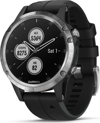 Garmin Fenix 5 Plus silber/schwarz