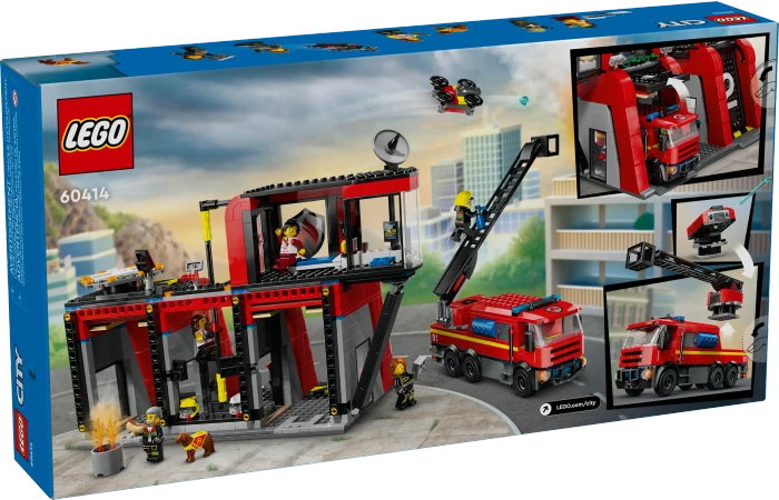 LEGO City - Feuerwehrstation mit Drehleiterfahrzeug