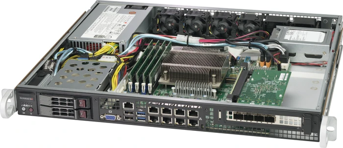 Supermicro SuperChassis 513BTQC-350B, grau, 1HE, 1x 350W