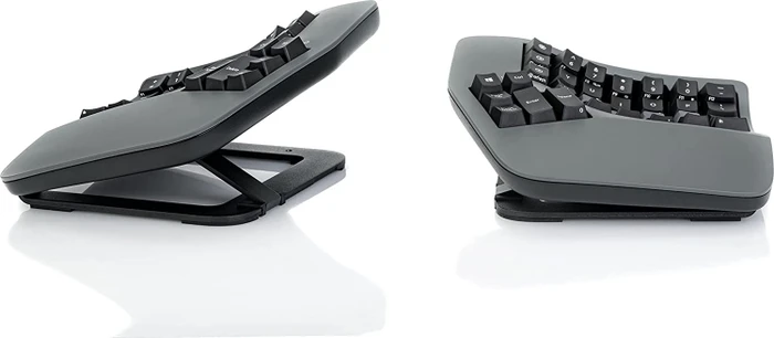 Kinesis Advantage 360 Split Mechanical Keyboard, grau/schwarz, Gateron BROWN, USB, US