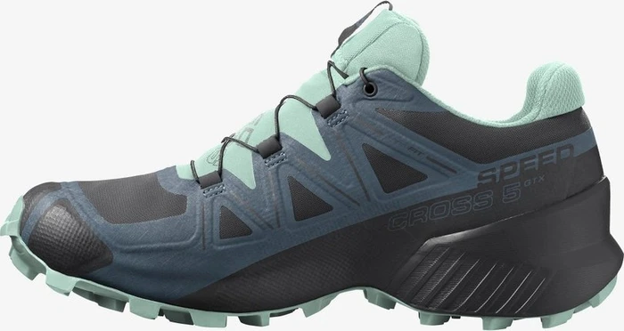Salomon Speedcross 5 GTX black/mallard blue/yucca (Damen)