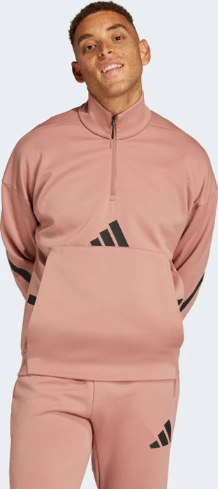 adidas Z.N.E. Quarter-Zip Sweatshirt warm clay (Herren)