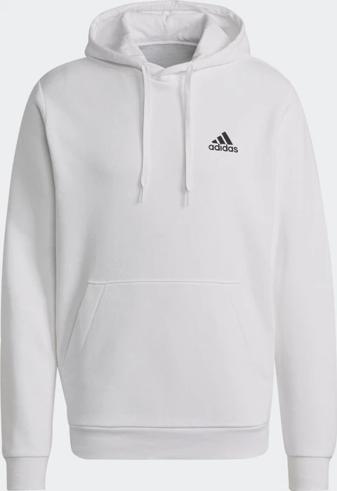 adidas Essentials Fleece Hoodie weiß/schwarz (Herren)
