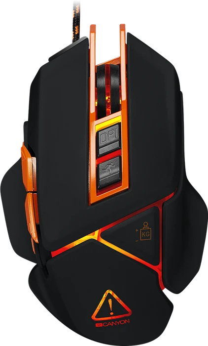 Canyon Hazard Gaming Mouse schwarz/orange, USB
