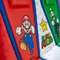 X Rocker Nintendo Super Mario Dual 2.1 Floor Rocker Doppel-Gamingstuhl, rot/weiß/grün Vorschaubild