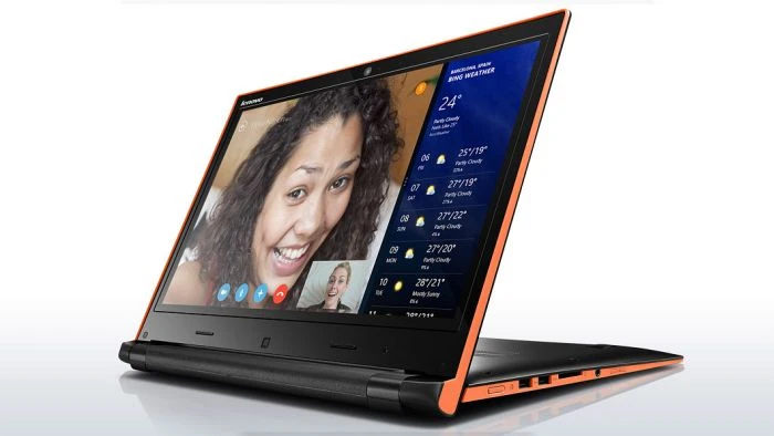 Lenovo IdeaPad Flex 15, orange, Core i3-4010U, 4GB RAM, 500GB HDD, DE